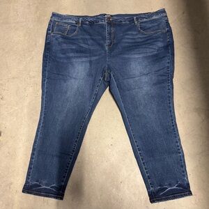 Studio Park Women’s Dark Blue Denim Jeans Size 30WP Mid-Rise NWOT